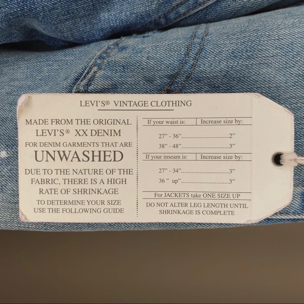 Levi’s Vintage Clothing 1967 505 Selvedge Jeans - Picture 7 of 8